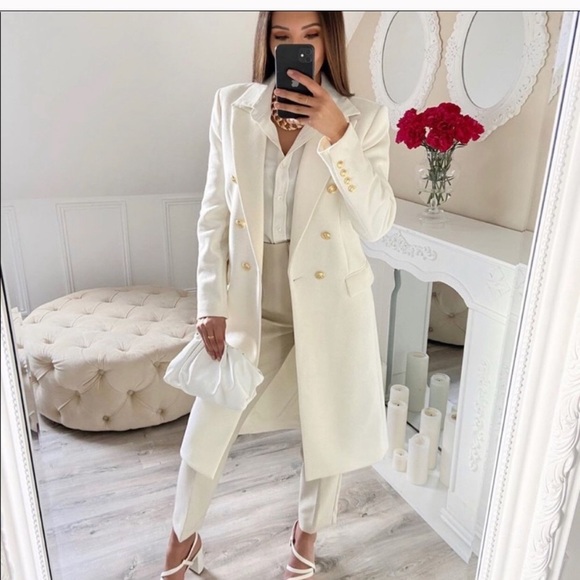 Zara Italian Wool Blend Jacket Bloggers Favorite🤩 - Picture 1 of 16